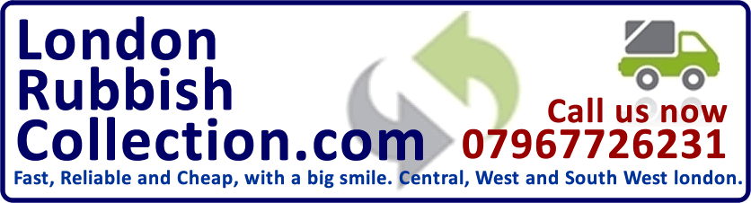 london rubbish collection logo call now on
